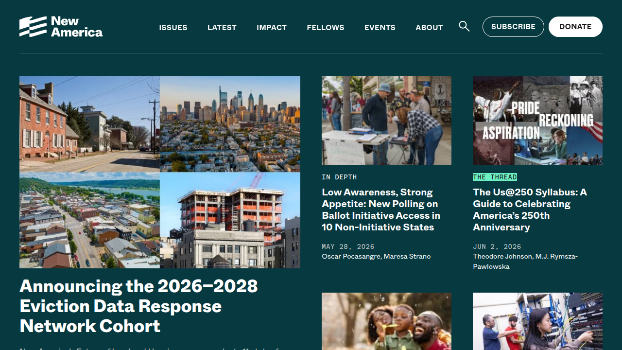Understand algorithmic recommendation systems by exploring resources from organizations like New America.